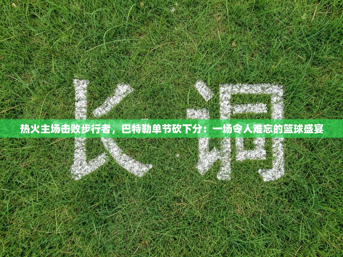 热火主场击败步行者，巴特勒单节砍下分：一场令人难忘的篮球盛宴  第1张