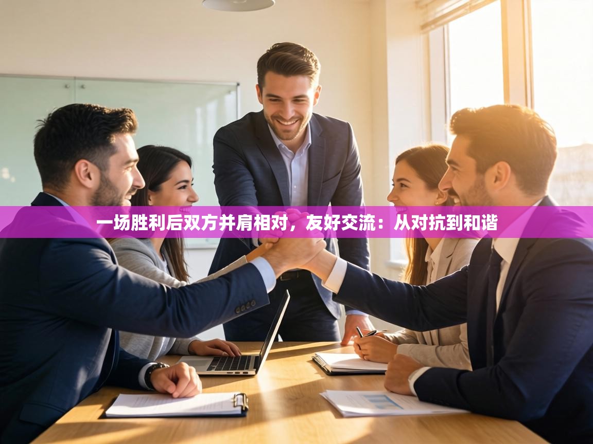 一场胜利后双方并肩相对,友好交流:从对抗到和谐 第1张